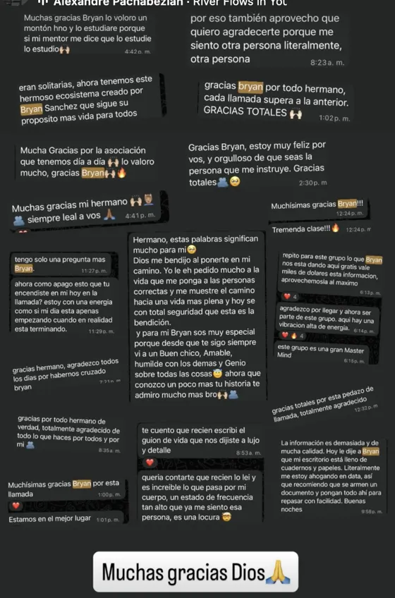 Alexandra recomienda aprovechar la información del grupo